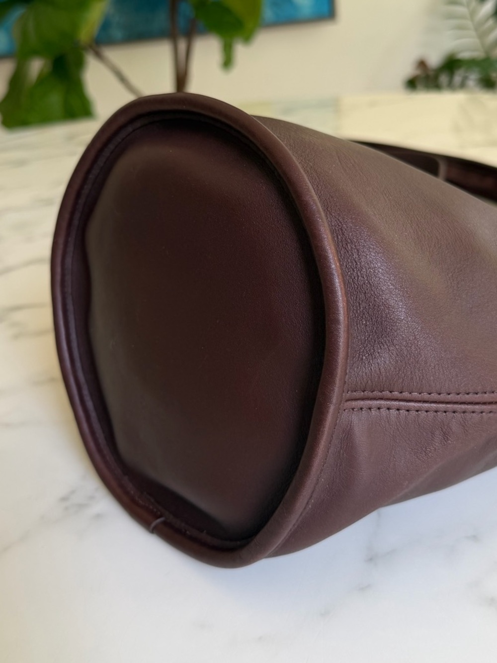 Coach Vintage Helen's Legacy Crossbody Shoulder Bag 9953 Mahogany Brown Leather - Picture 16 of 16